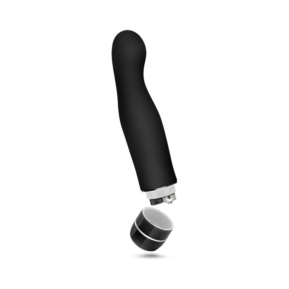 Luxe Gio Silicone G-Spot Vibrator Black - Fantasies Boutique