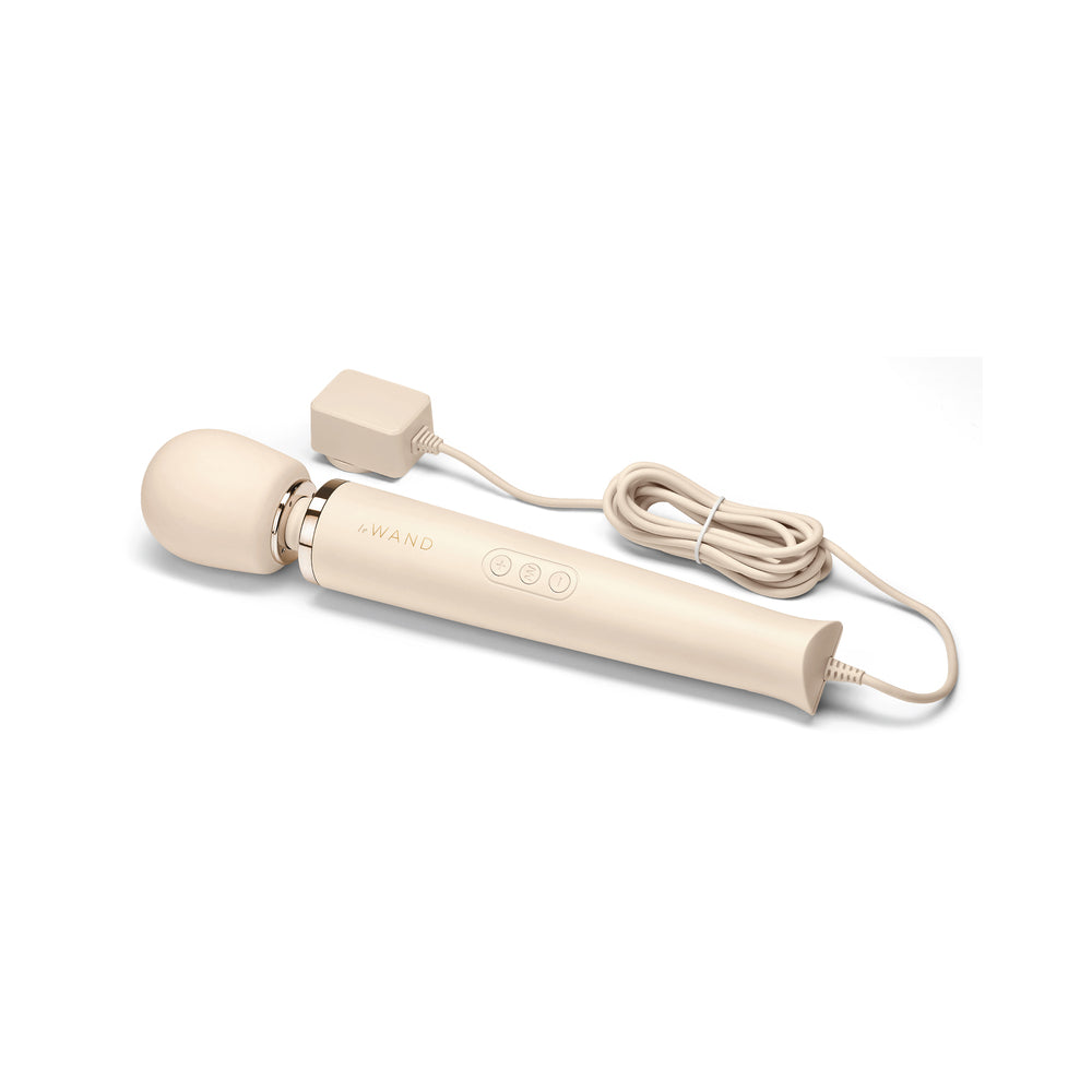 Le Wand Plug-In Vibrating Massager Cream - Fantasies Boutique