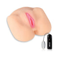 Hustler Vibrating Spread Eagle Pussy & Ass Dual Entry Masturbator - Fantasies Boutique
