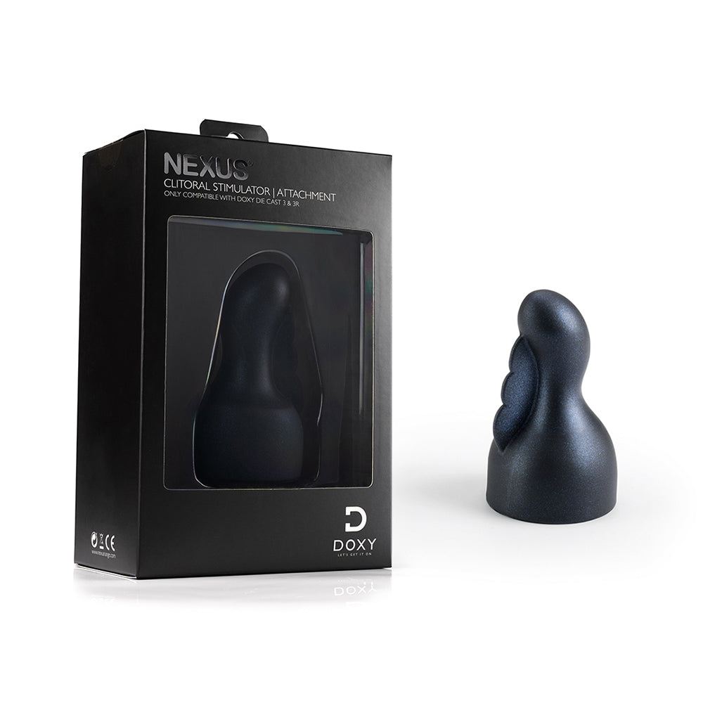 Doxy 3 Silicone Clitoral Wand Attachment Navy - Fantasies Boutique