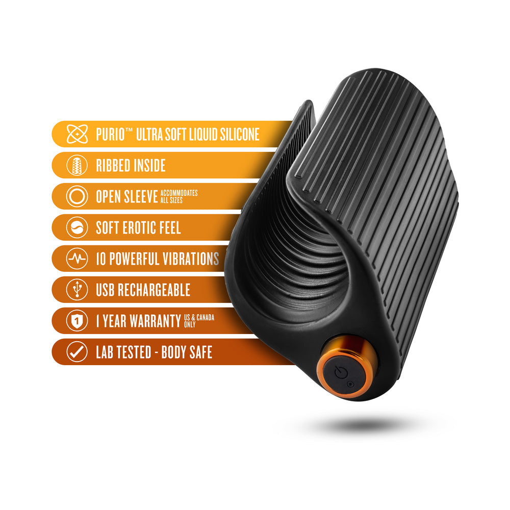 M Elite Platinum Wrapt Black - Fantasies Boutique