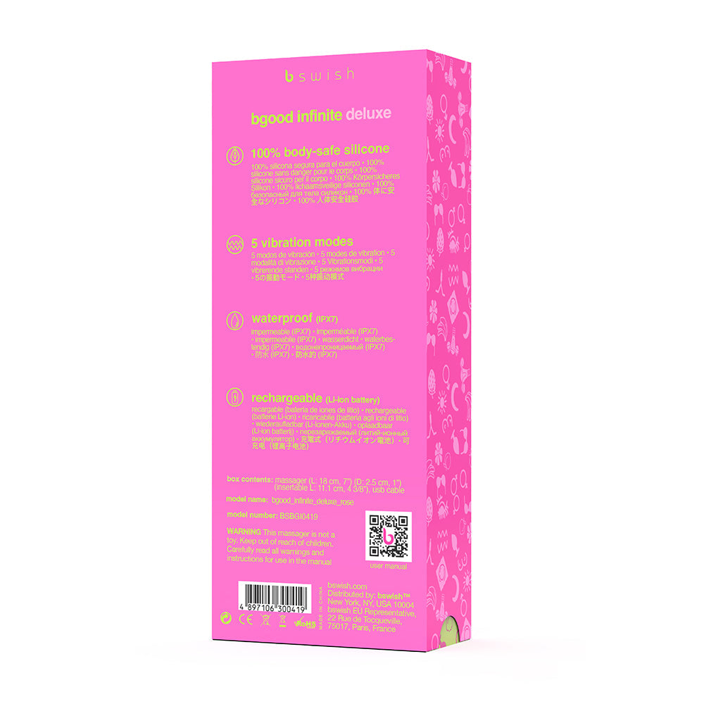 B Swish Bgood Infinite Deluxe Rose - Fantasies Boutique
