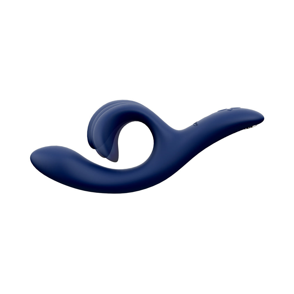 We-Vibe Nova 2 Rechargeable Flexible Silicone Rabbit Vibrator Midnight Blue - Fantasies Boutique