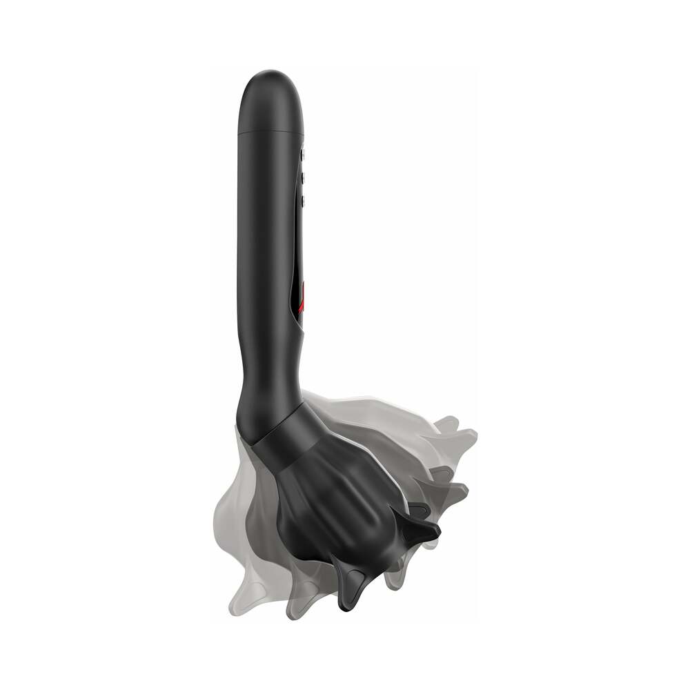 PDX Elite Vibrating Roto-Sucker Swiveling Suction Masturbator Black - Fantasies Boutique
