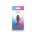 Rear Assets Petite Metal Anal Plug Gunmetal/Rainbow - Fantasies Boutique