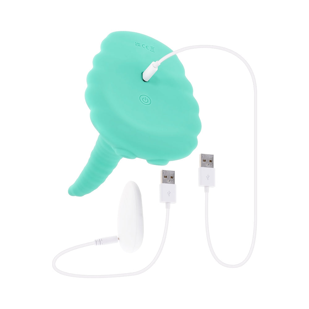 Evolved Tentacle Grinder Rechargeable Vibrating Grinding Silicone Teal