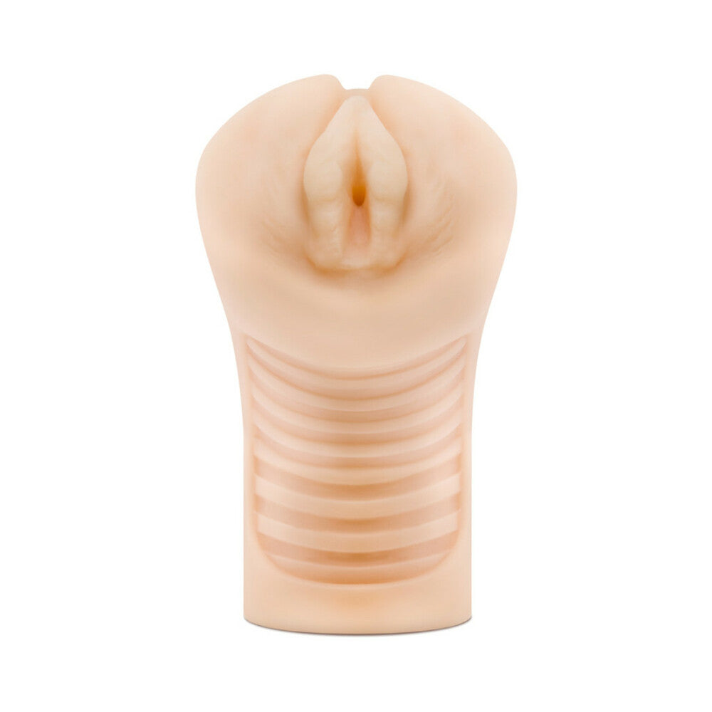 M Elite Soft + Wet Annabella Vagina Stroker with Bullet Vibrator Beige - Fantasies Boutique