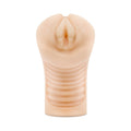 M Elite Soft + Wet Annabella Vagina Stroker with Bullet Vibrator Beige - Fantasies Boutique