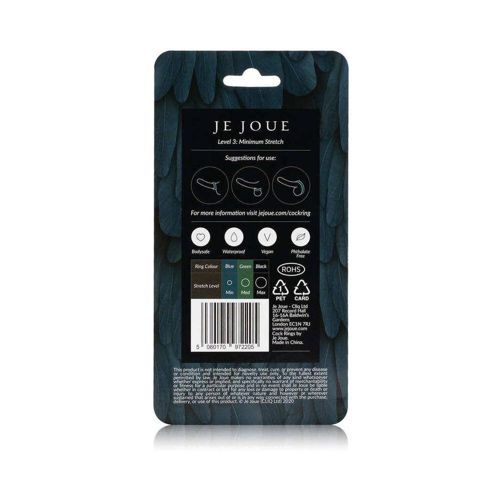 Je Joue Silicone Ring Minimum Stretch Blue - Fantasies Boutique