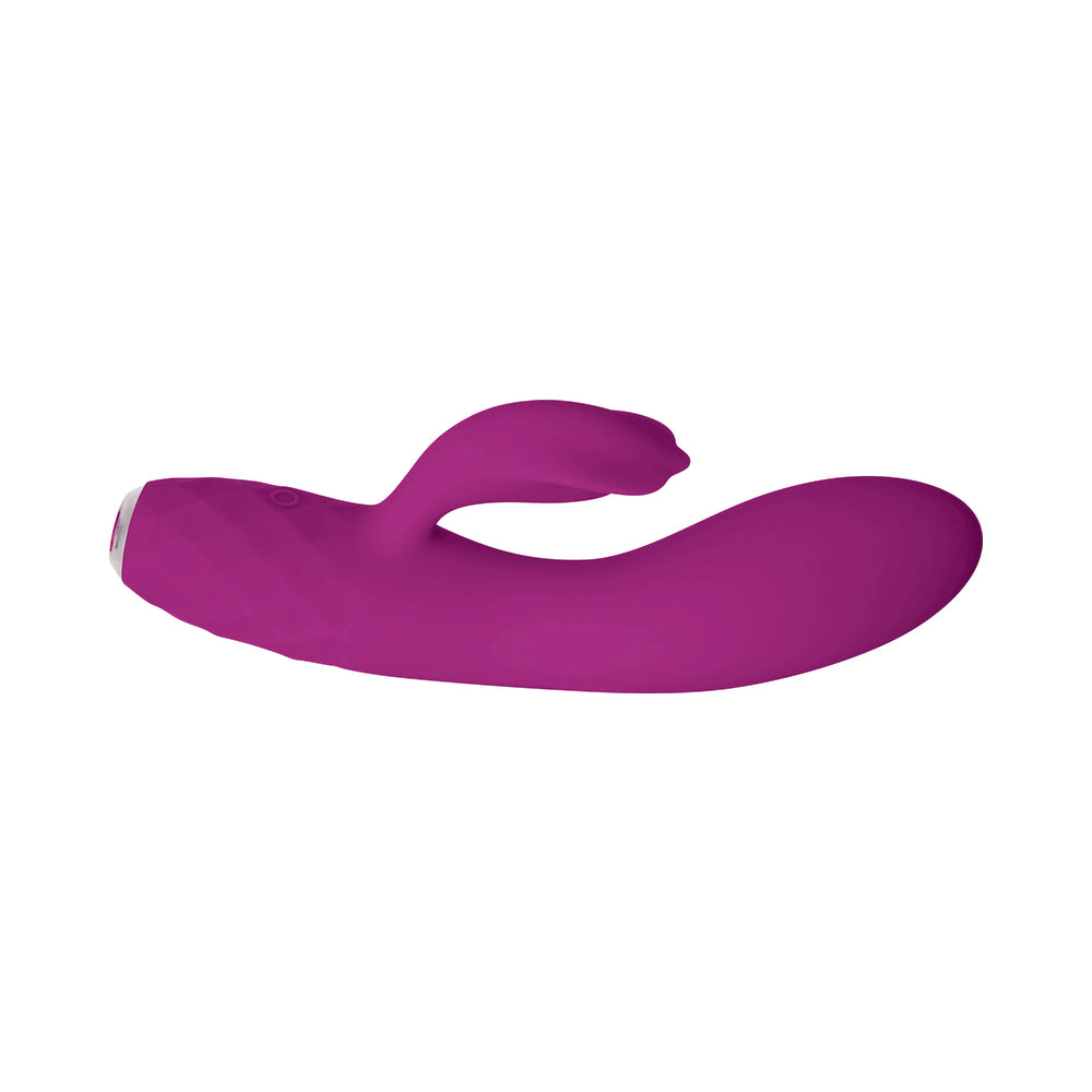 Evolved Glimmer Light-Up Rechargeable Silicone Dual Stimulator Purple - Fantasies Boutique