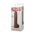 Bust It Squirting Realistic Cock Brown w/1oz Nut Butter - Fantasies Boutique
