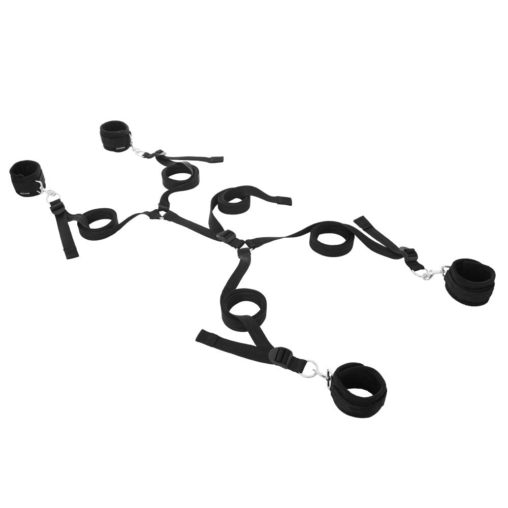 Sportsheets Under The Bed Restraint System Black - Fantasies Boutique