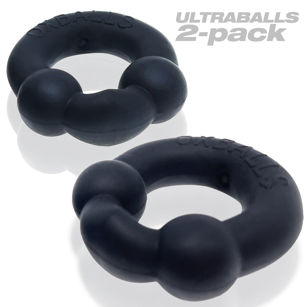 OxBalls Ultraballs 2-Pack Cockring Plus+Silicone Special Edition Night - Fantasies Boutique