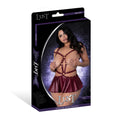 Lust Fetish Iris Burgundy Queen Size