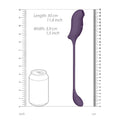 VIVE QUINO Rechargeable Air Wave & Vibrating Silicone Egg Vibrator Purple - Fantasies Boutique