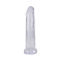 Crystal Jellies Realistic Cock 9 in. Clear