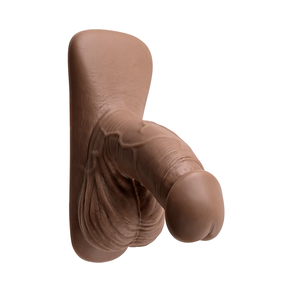 Gender X 4 in. Silicone Packer Dark - Fantasies Boutique