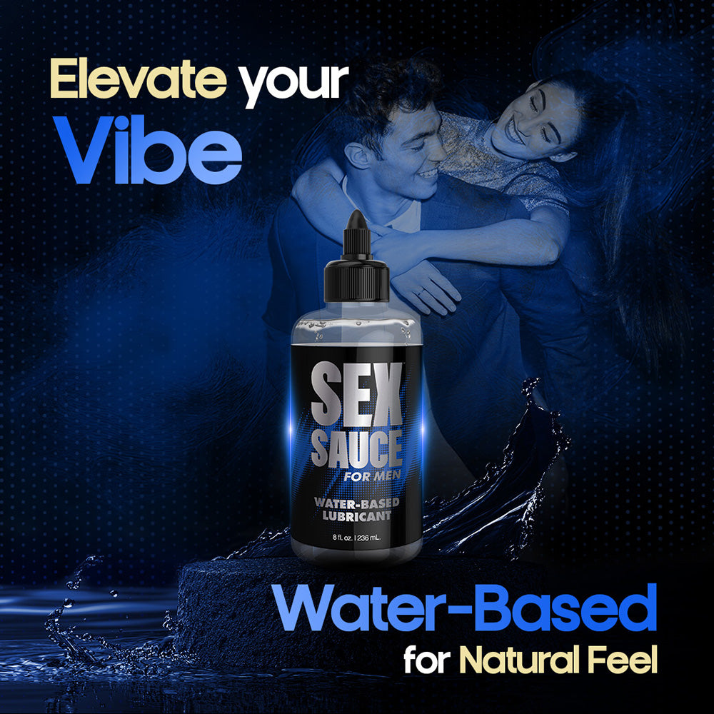 Naughty Jane's Sex Sauce for Men Water-Based Lubricant 8 oz.