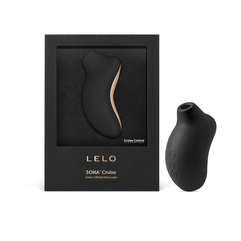 LELO SONA CRUISE Rechargeable Clitoral Stimulator Black - Fantasies Boutique