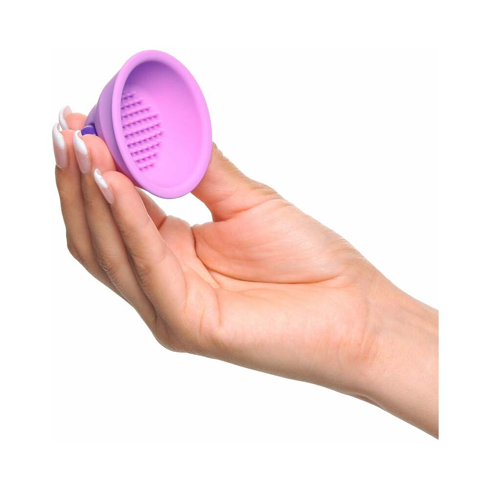 Fantasy For Her Silicone Vibrating Nipple Suck-Hers Purple - Fantasies Boutique