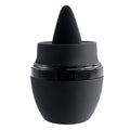 Evolved Tongue Tied Rechargeable Flicking Silicone Tongue Vibrator Black - Fantasies Boutique