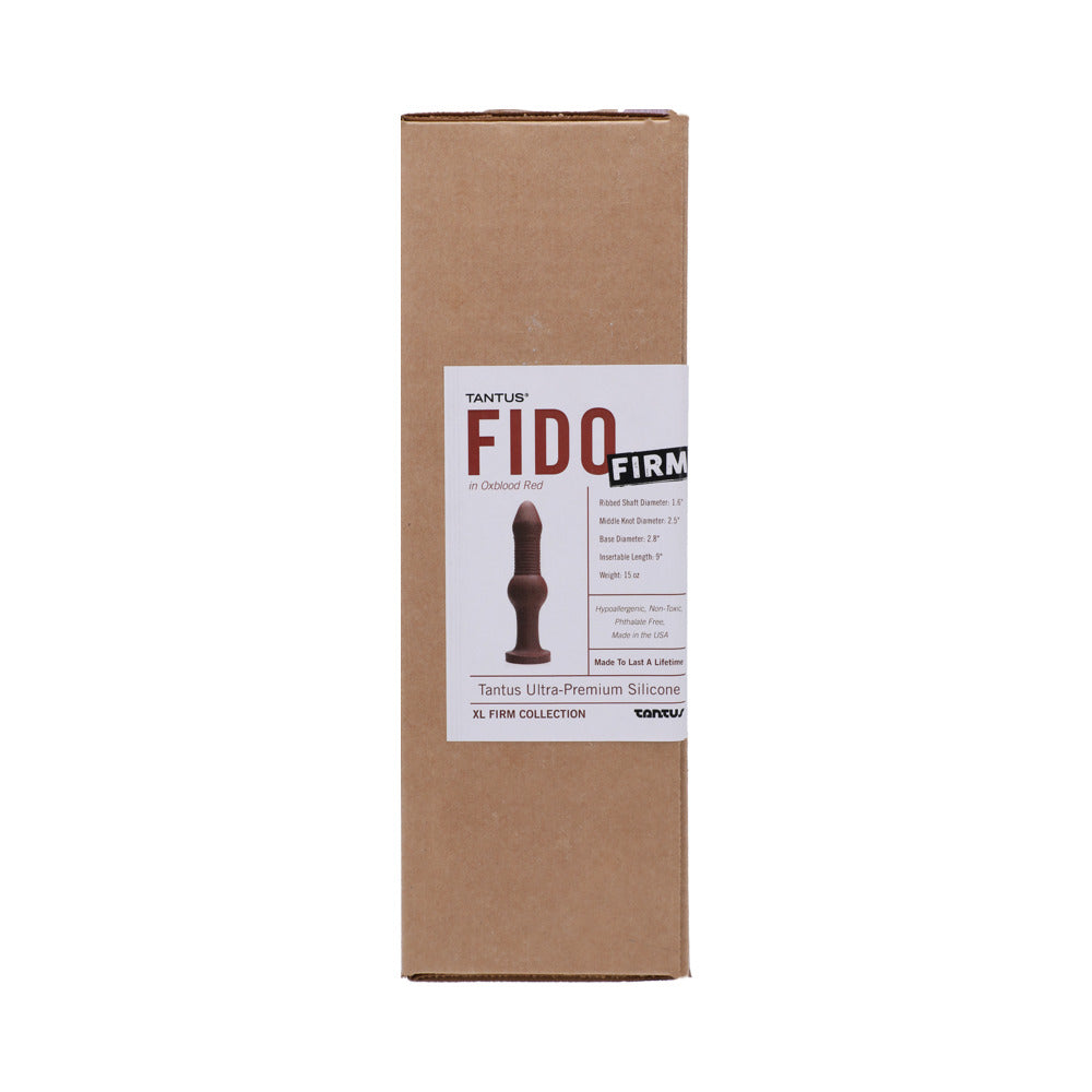 Tantus Fido Firm Dildo Oxblood (Box) - Fantasies Boutique