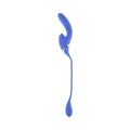 Evolved All In Rechargeable Dual Vibrating Tapping Vibe Silicone Blue