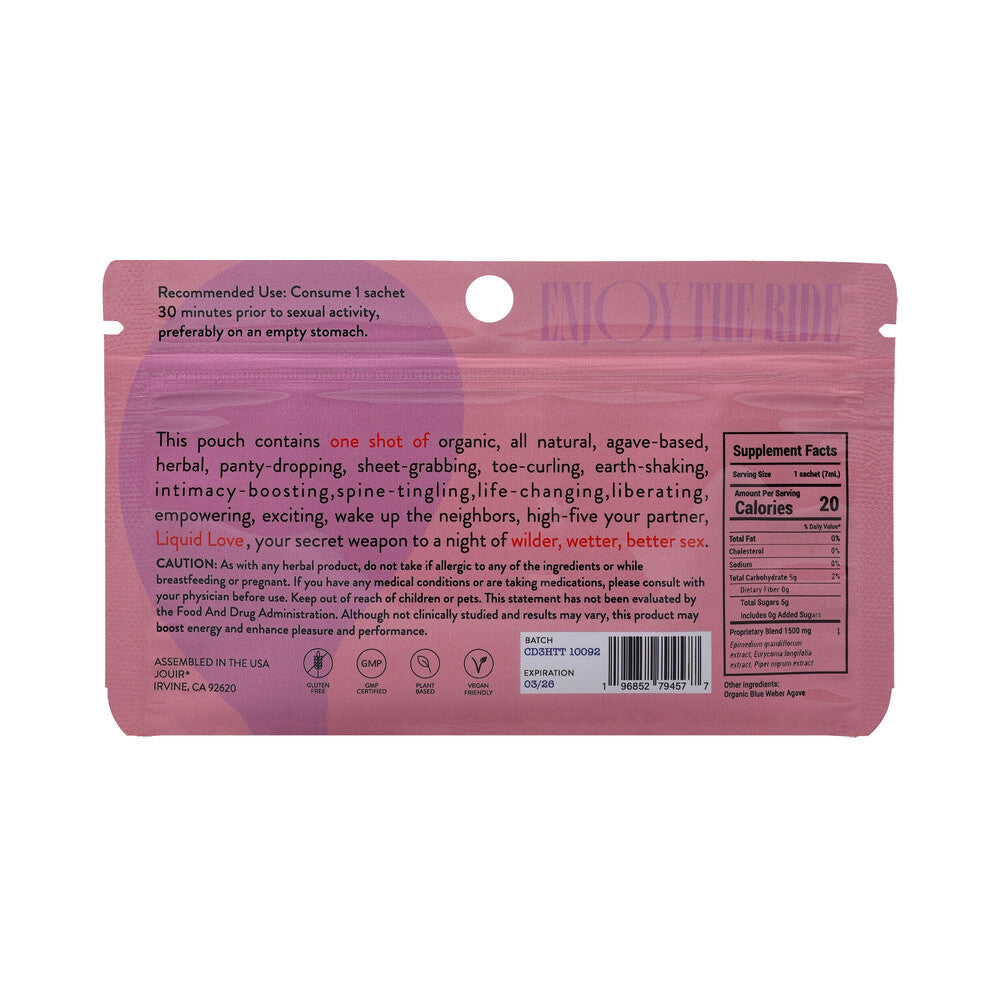 Liquid Love by Jouir Drink Up Get Down Sweet Sexual Supercharger 12-Pack Display