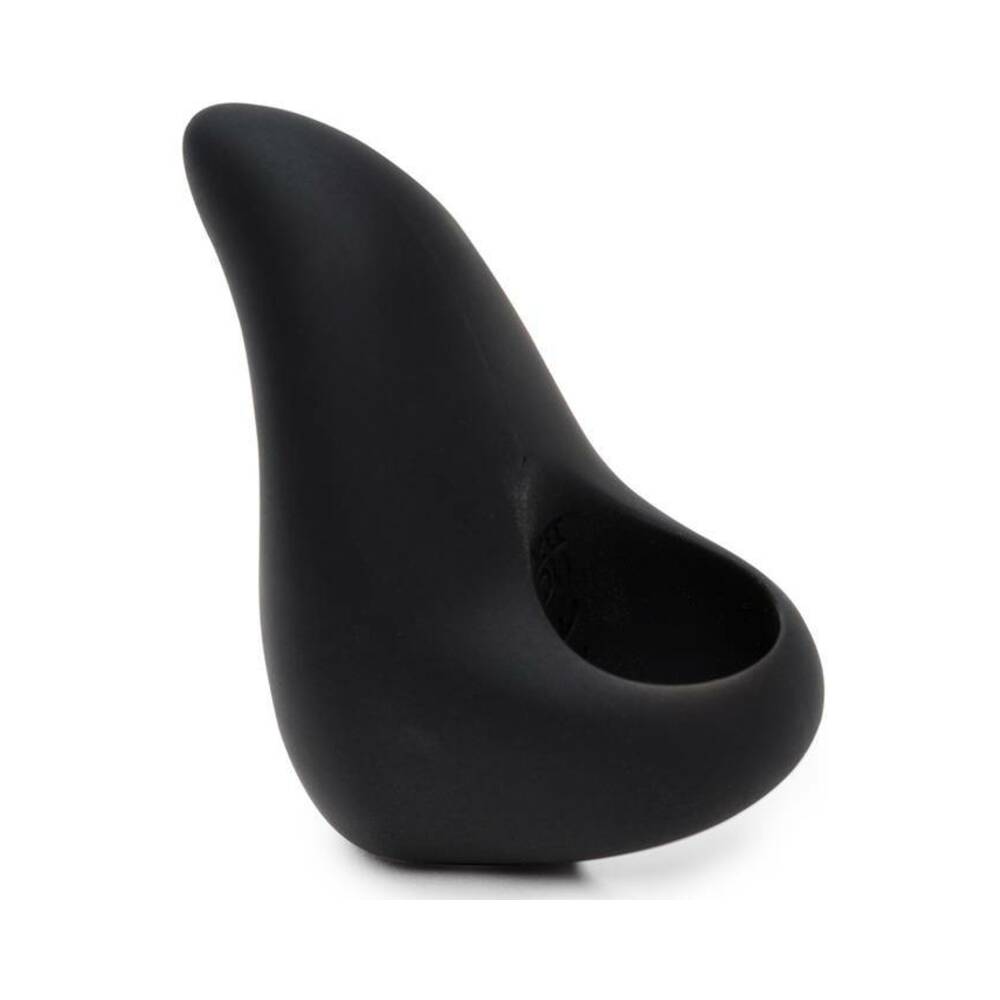 Fifty Shades of Grey Sensation Rechargeable Silicone Finger Vibrator Black - Fantasies Boutique