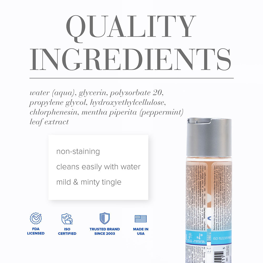 JO H2O Anal Cooling Water-Based Lubricant 4 oz. - Fantasies Boutique