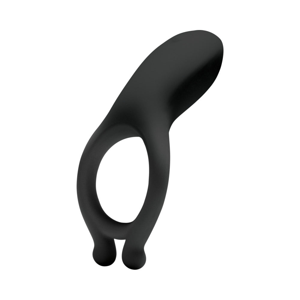 OptiMALE - Rechargeable Vibrating C-Ring Black - Fantasies Boutique