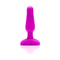 b-Vibe Novice Rechargeable Remote-Controlled Vibrating Silicone Anal Plug Fuchsia - Fantasies Boutique