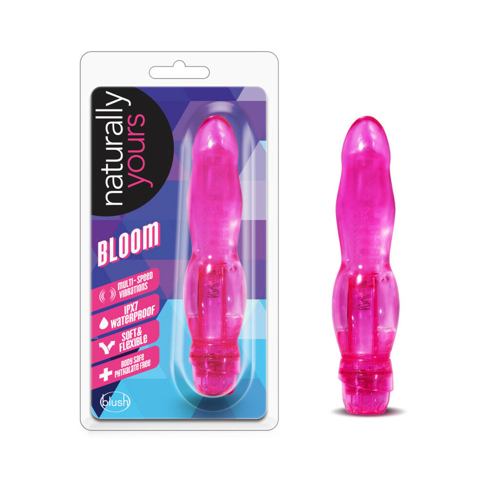Naturally Yours Bloom Slimline Vibrator Pink - Fantasies Boutique
