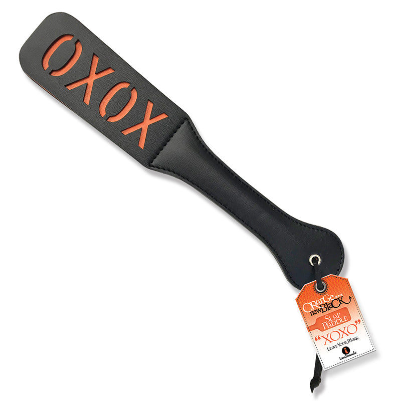 The 9's Orange Is The New Black Slap Paddle XOXO - Fantasies Boutique