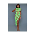 All Night Long Dress Neon Green OSQ - Fantasies Boutique