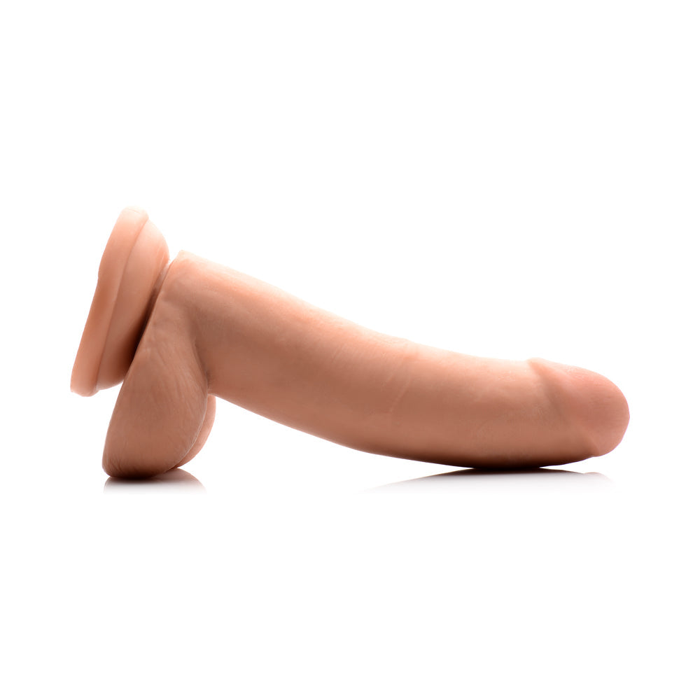 USA COCKS 8 in. Ameriskin Dual Density Dildo Medium