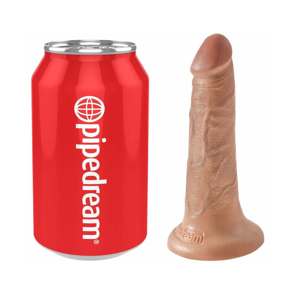 King Cock 5 in. Cock Realistic Dildo With Suction Cup Tan - Fantasies Boutique