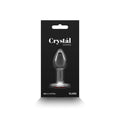 Crystal Desires Red Heart Gem Glass Plug Small - Fantasies Boutique