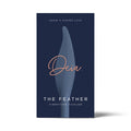 Deia The Feather Vibrating Tickler Silicone Blue - Fantasies Boutique