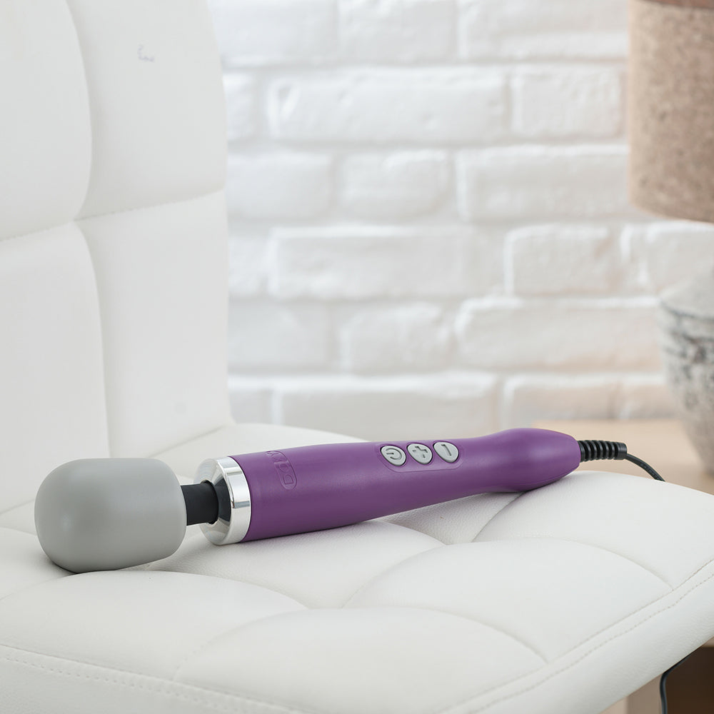Doxy Original Massager Wand Vibrator Purple - Fantasies Boutique