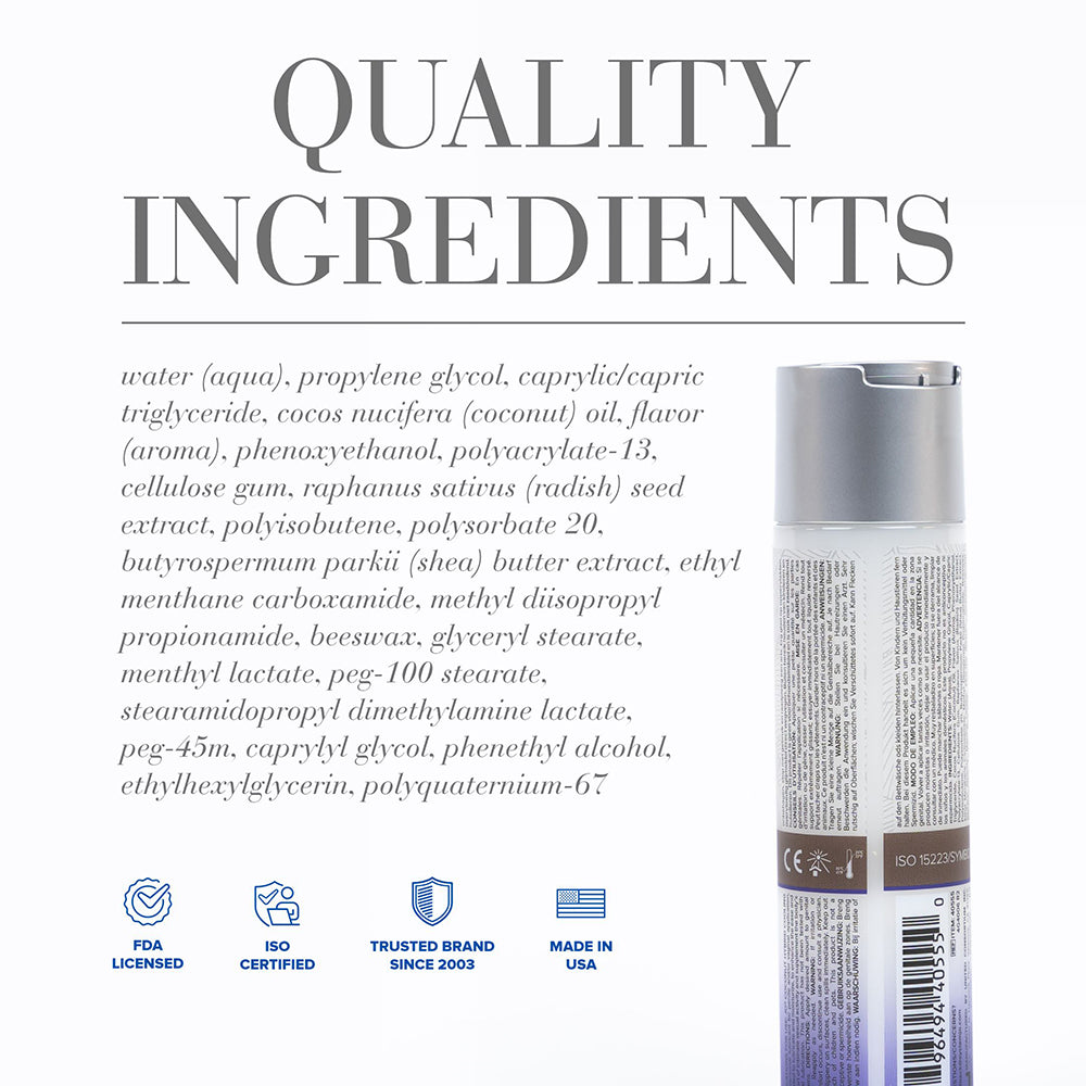 JO Coconut Hybrid Cooling Lubricant 4 oz. - Fantasies Boutique