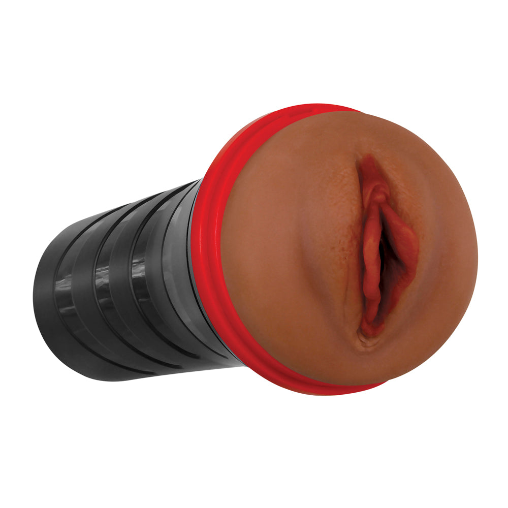 Zero Tolerance Pop On The Go Realistic Vagina Stroker Brown - Fantasies Boutique