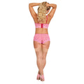 Magic Silk Tickled Pink Demi Bra & Split-Crotch Short Pink L/XL - Fantasies Boutique