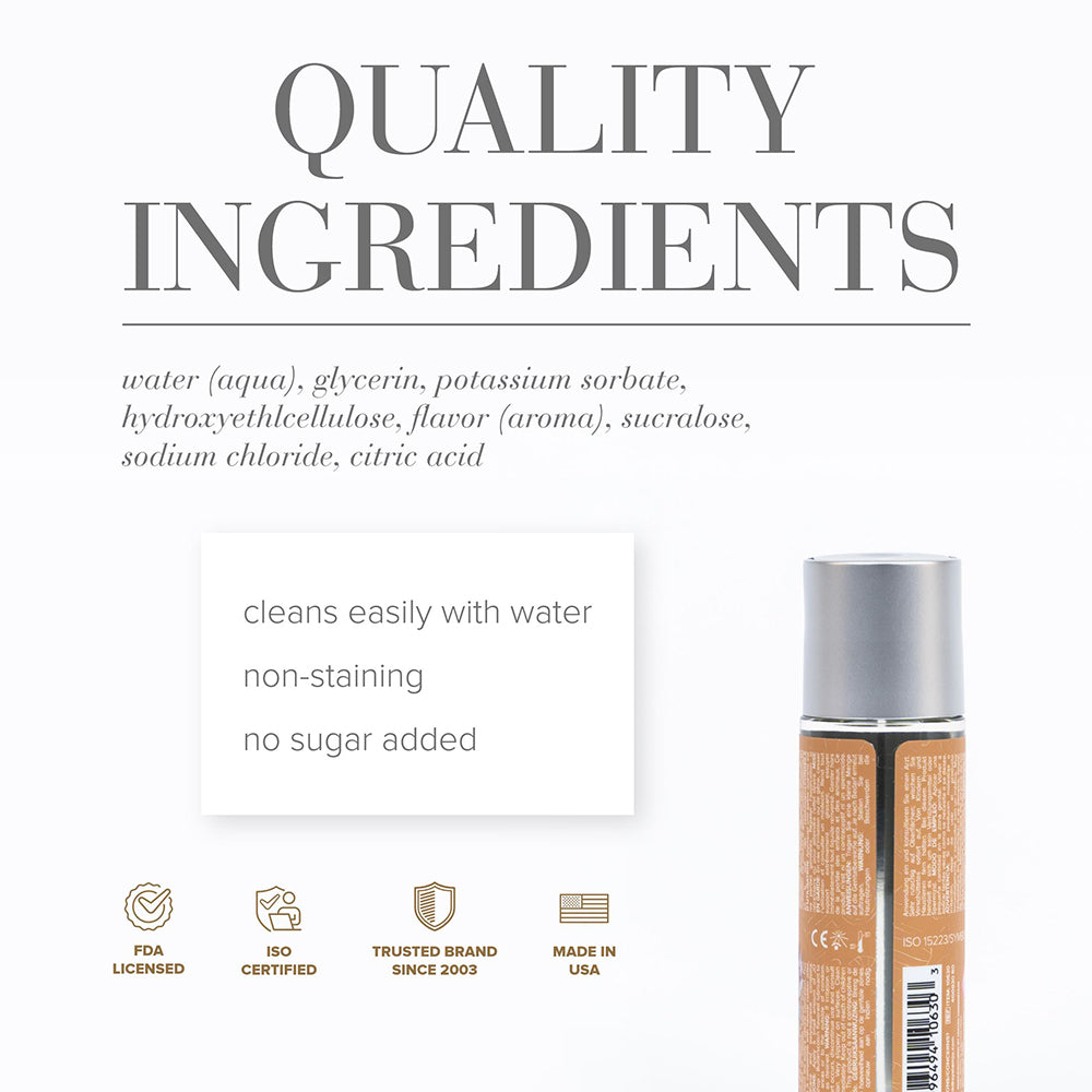 JO Candy Shop Butterscotch Flavored Water-Based Lubricant 2 oz. - Fantasies Boutique