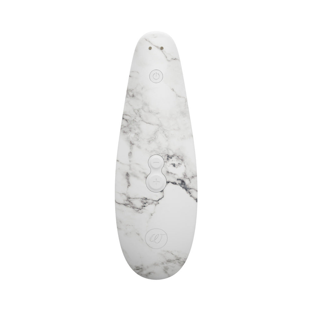 Womanizer x Marilyn Monroe Classic 2 Special Edition Pleasure Air Clitoral Stimulator White Marble - Fantasies Boutique