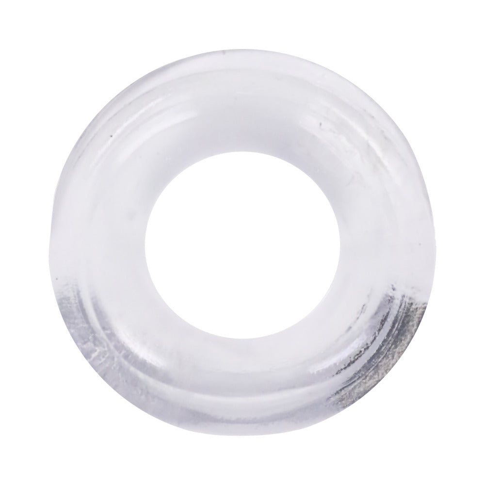 Rock Solid Convex Clear C Ring in a Clamshell - Fantasies Boutique