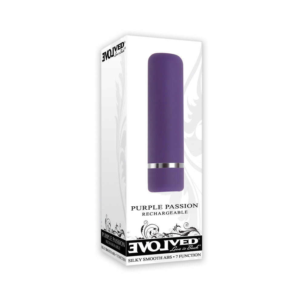 Evolved Purple Passion Rechargeable Petite Bullet Vibrator - Fantasies Boutique