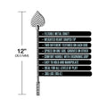 Nixie Metal Riding Crop Flaming Heart