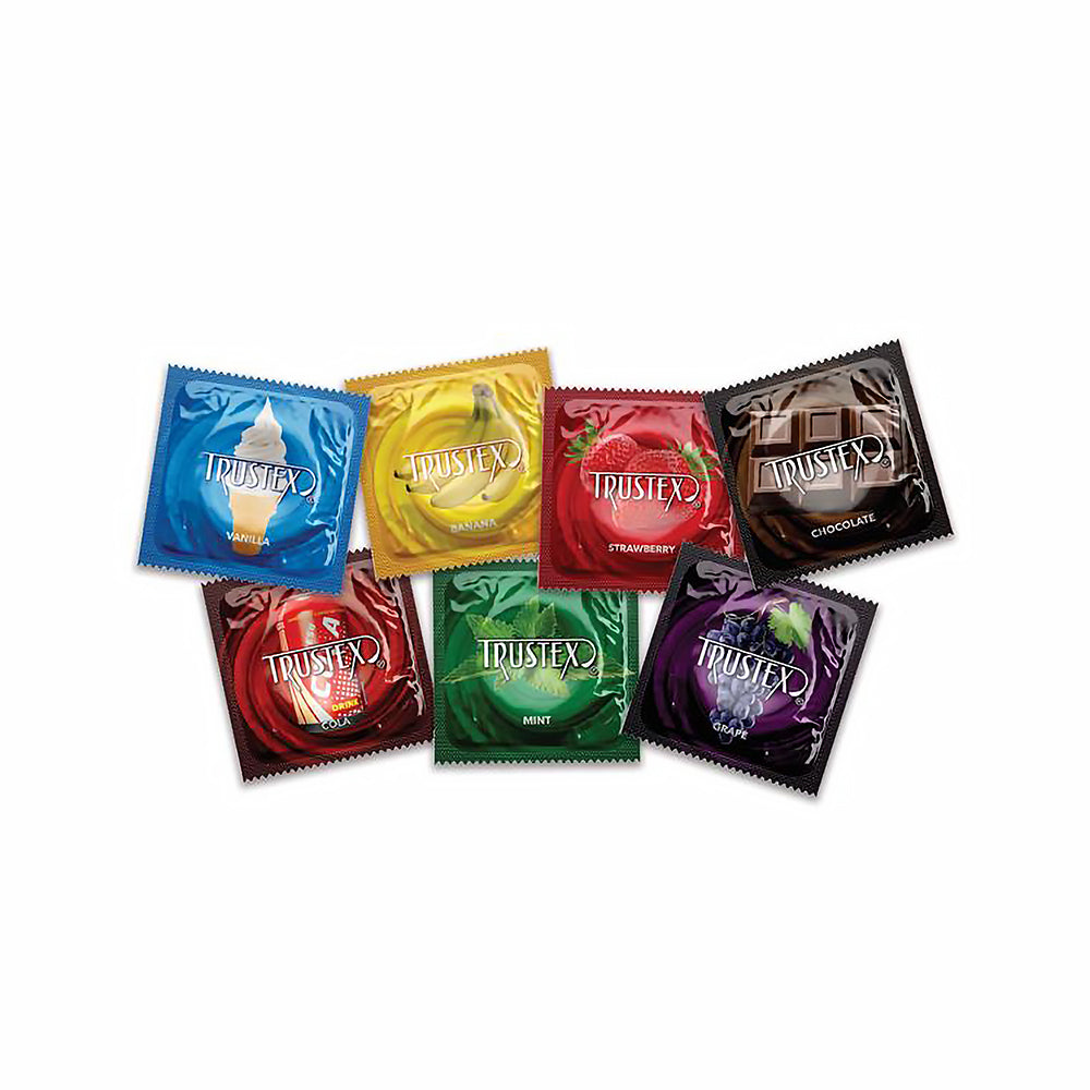 Trustex Flavored Condom (Assorted/144 Per Display) - Fantasies Boutique
