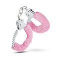 Blush Temptasia Adjustable Faux Fur Cuffs Pink - Fantasies Boutique